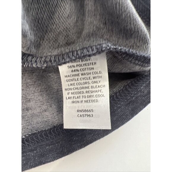 Treasure & Bond Nordstrom Women’s Small Ruched Sleeveless Tank Dress Blue Gray - Picture 10 of 11